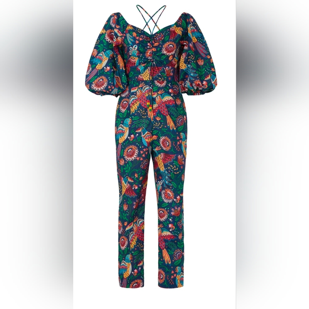 FARM Rio Tropical Bird Jumpsuit XS